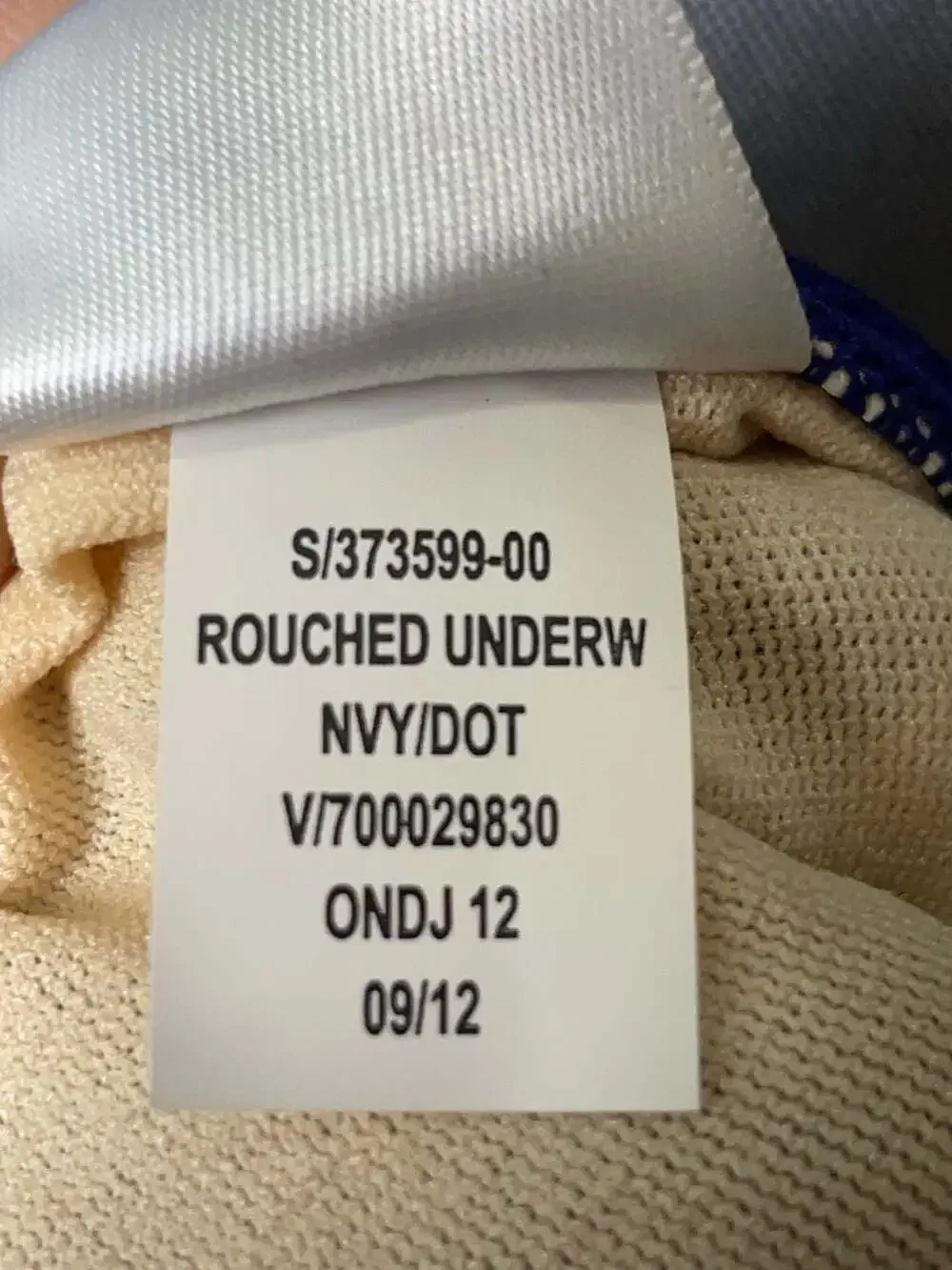 Old Navy Ruched Underwire Polka Dot One-Piece Swimsuit